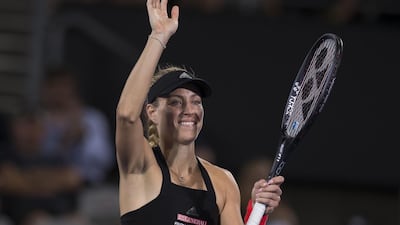 Angelique Kerber was victorious in her first competitive match of 2019. EPA