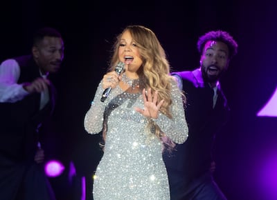 Mariah Carey is bringing her Christmas show to Abu Dhabi in December. Ruel Pableo for The National