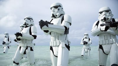 Stormtroopers. Do they have the coolest space suit? Jonathan Olley / Lucasfilm-Disney via AP