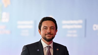 Jordan's Crown Prince Hussein bin Abdullah arrives. AFP
