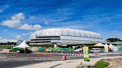 Recife is one of the host cities of the Fifa World Cup and the Arena Pernambuco will stage four matches in the tournament’s group phase and one round-of-16 match next month. When it hosted matches at last year’s Confederations Cup, teams learnt about the hot and humid conditions. Srdjan Suki / EPA