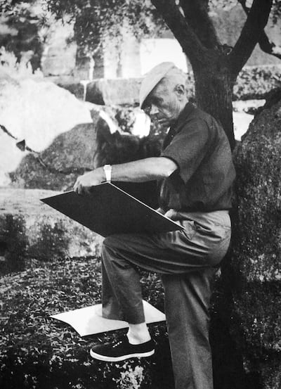 British artist Ben Nicholson, who died in 1982. Alamy