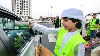 Iftar food packs are distributed in Abu Dhabi