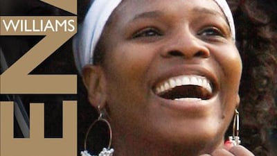 A handout book cover image of "My Life: Queen of the Court" by Serena Williams (Courtesy: Simon & Schuster UK)