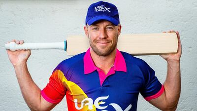 AB de Villers. Courtesy of UAE T20x