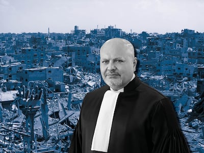 Karim Khan, chief prosecutor of the International Criminal Court. Getty Images; Reuters; The National