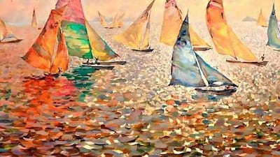 Sea Butterflies by Henri Yagodkin, currently on show at N2N Gallery. Courtesy N2N Gallery