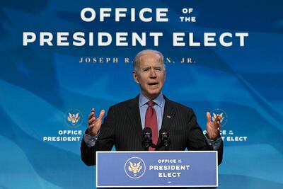 Joe Biden will become the first president in a century to receive the reins of power without his predecessor present. AFP