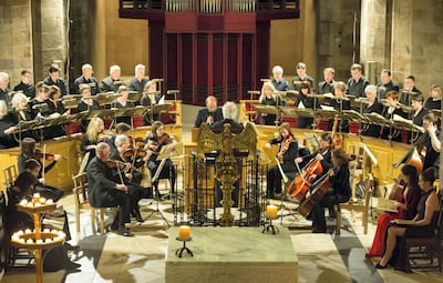A classical Hogmanay concert in Edinburgh's St Giles Cathedral. Courtesy Edinburgh Hogmanay / Underbelly events