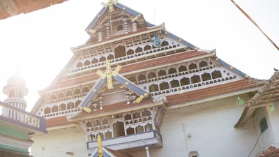 Built 600 years ago in Ponnani, a village in northern Kerala, Valiya Juma Masjid is the centre of Muslim identity in Kerala. 'Our mosque is still intact and stands as the real traditional Keralite Islamic architecture. We are the guardian of the Keralite traditions,' Assaqafi says. Photo by Sebastian Castelier