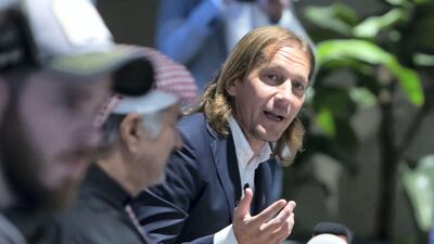 Michel Salgado said he was 'desperate to get our kids back to our academies to play sports again'. Leslie Pableo for The National