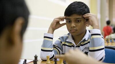 Asma Saif al Kaabi ponders his next move.