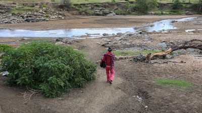 A Tanzanian Maasai man near the Kenyan border. The Tanzanian government says the dam project cost $3 billion. EPA