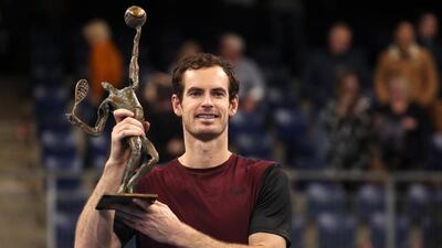 Andy Murray won his first singles tournament in two-and-a-half years in October, beating Stan Wawrinka 3-6, 6-4, 6-4 in the European Open final in Antwerp. AP