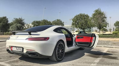 Mercedes AMG GTS. Adam Worman / The National