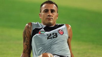 Fabio Cannavaro says he has not trained as consistently now that he has hung up his boots. His job as technical adviser brings other challenges.