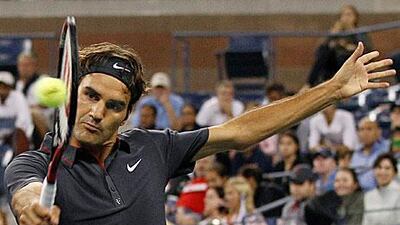 Once Roger Federer was on court, he wasted no time in dispatching the Argentine Juan Monaco.