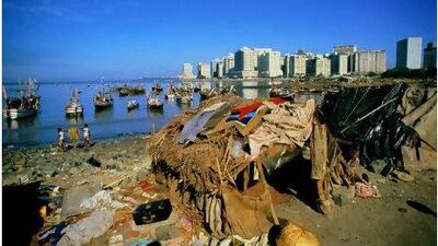 The juxtaposition of old and new, light and dark in Mumbai is the focus of many of this book's tales. Getty Images