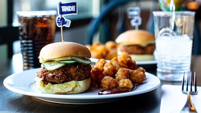 Next Gen Foods' Tindle brand of plant-based chicken is available at 16 locations across Abu Dhabi and Dubai. Photo: Next Gen