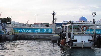 Shimabuko's boat trip. Image courtesy of Sharjah Art Foundation