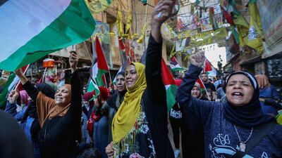 Palestinians protest against the Bahrain Conference. EPA