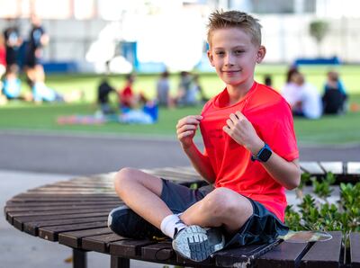 Charlie Barker, a pupil at British School Al Khubairat. Victor Besa / The National