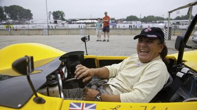 Brian Johnson at Road Atlanta.Credit: Daniel Byrne