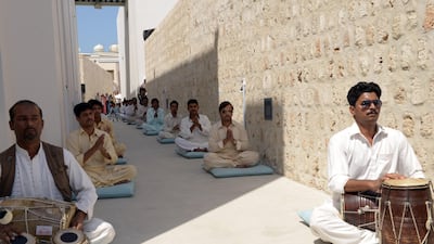 Wael Shawky, Dictums, a Sharjah Biennial 11 performance. Photo: Sharjah Art Foundation