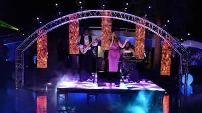 A handout photo showing the jazz band The Scene performing at The Sofitel Abu Dhabi Corniche’s Second Anniversary (Courtesy: The Sofitel Corniche)