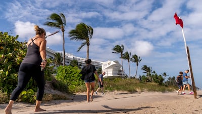 Tropical Storm Nicole continues to increase in strength and is expected to make landfall along Florida's east coast early Thursday. AP Photo