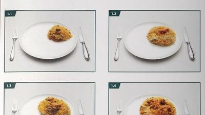 The Abu Dhabi Food Control Authority has come up with a food atlas that gives different portion sizes for meals, so people can readily know how much they eat. Delores Johnson / The National