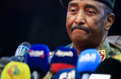 Sudan's top army general and coup leader Abdel Fattah Al Burhan. AFP