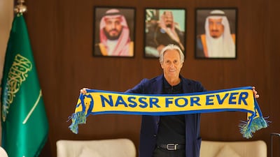 Jorge Jesus has agreed a one-year deal with SPL side Al Nassr. Photo: Al Nassr FC
