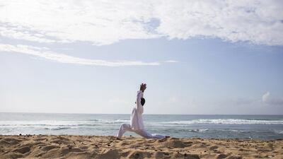 Traditional Balinese healer, guru Made Sumantra, will host a yoga session for 200 people at Mandara Spa, The H Dubai, on July 15. Courtesy Mandara Spa