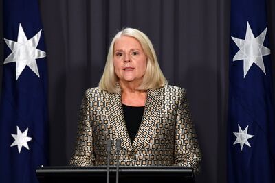 Australian Home Affairs Minister Karen Andrews says Hezbollah poses a 'real' threat. AP
