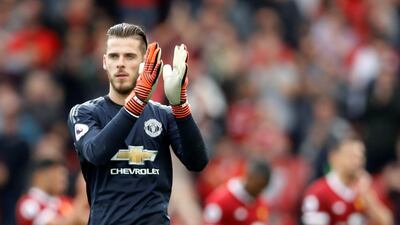 Goalkeeper: David de Gea (Manchester United) – His stop from Joel Matip must rank as one of the saves of the season. The Spaniard showed remarkable reflexes. Carl Recine / Reuters