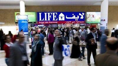 Thousands of companies compete to lure potential buyers at Arab Health in Dubai, which ends today.Sarah Dea / The National