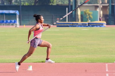 Sri Lanka’s ‘vaulting queen’ Sachini Perera is undefeated since 2018. Photo: Waruna Lakmal