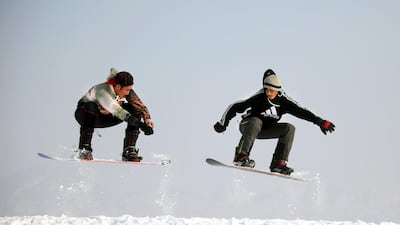 A group of young Afghans have set up the country’s first snowboarding federation to travel to different parts of the war-battered country to hold practice sessions. EPA