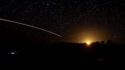 The Thai military fires artillery towards Cambodia, in Surin province, Thailand. AP