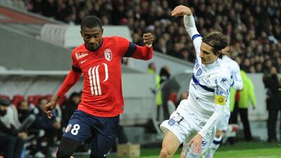 Ivorian striker Salomon Kalou scored twice for Lille on Sunday, his first goals in eight matches. Philippe Huguen / AFP