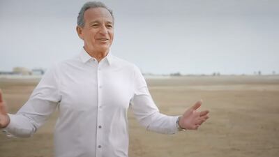Bob Iger discusses Disneyland Abu Dhabi in the new documentary. Photo: Disney