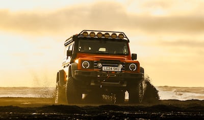 The LeTech edition takes the Grenadier concept several steps further than the standard model, adding portal axles, raised ground clearance and extreme terrain capability. Photo: Ineos
