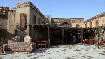 Set of MBC's Haret Al Sheikh at twofour54's Kizad backlot. Courtesy twofour54