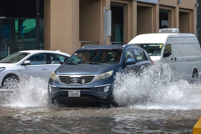 Experts have offered tips on how to keep your car and home safe during the heavy rain this week. Victor Besa / The National