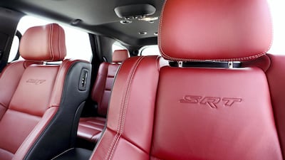 Two seating configurations are available: either six seats, as seen here, or seven. Chris Whiteoak / The National