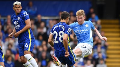 Cesar Azpilicueta – 7. Yet to miss a Premier League game this season and produced a number of optimistic crosses, though largely unable to find his man. Did well during an onslaught of City attacks during stages of the game. AFP