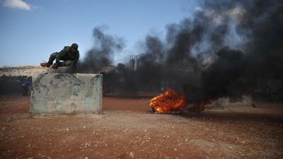 The new recruits will soon head to the frontlines where the Syrian regime has reportedly been bolstered by Russian forces as fighting intensifies in a push to capture the last rebel enclave in the country. AFP