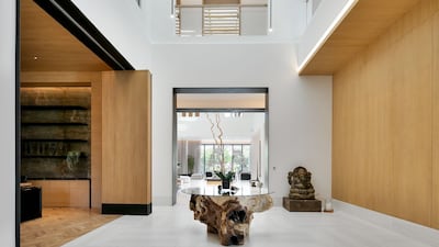 Bright and airy design throughout the upper floors.