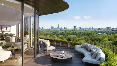The penthouse was sold by developer Fenton Whelan as part of the £530 million, 55-apartment Park Modern luxury development. Photo: Fenton Whelan